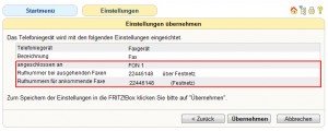 Check AVM Fritz.Box als ATA Faxwandler