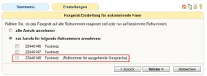 Inbound Caller ID AVM Fritz.Box als ATA Faxwandler