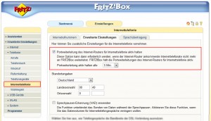 SIP NAT Aktivieren AVM Fritz.Box als Firewall Router