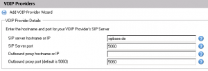 SipBase als VoIP Provider