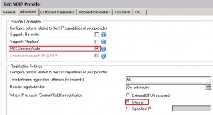 STUNinternal Exchange/Outlook "PlayOnPhone" Funktion