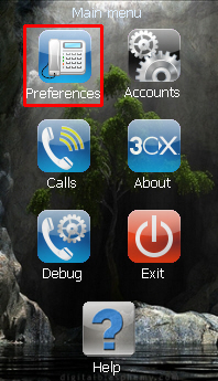 pref Konfiguration des 3CX Phone für Windows