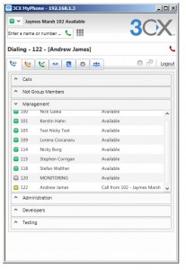 3CX Phone System v10 includes the Unified Communications powerhouse, 3CX MyPhone 3CX IP-Telefonanlage V10