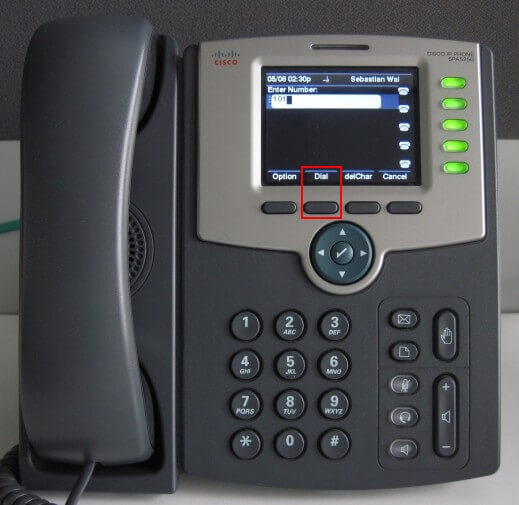Anruf per Cisco SPA