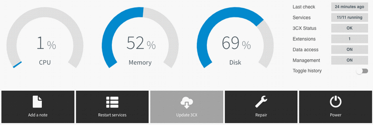 Brandneuer 3CX Instance Manager