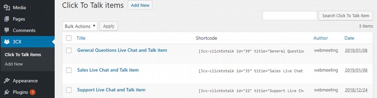 Holen Sie sich das neue 3CX Live Chat and Talk Plugin für WordPress