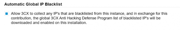 Tragen Sie zu 3CX´s globaler IP-Blacklist bei