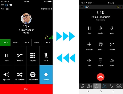Testen Sie die neuesten Features unserer aktualisierten 3CX iOS und Android Apps