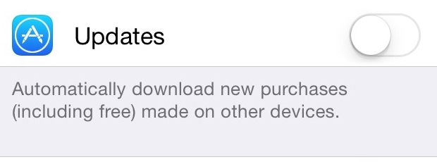 Deaktivieren der Auto-Update Funktion für iOS-Geräte