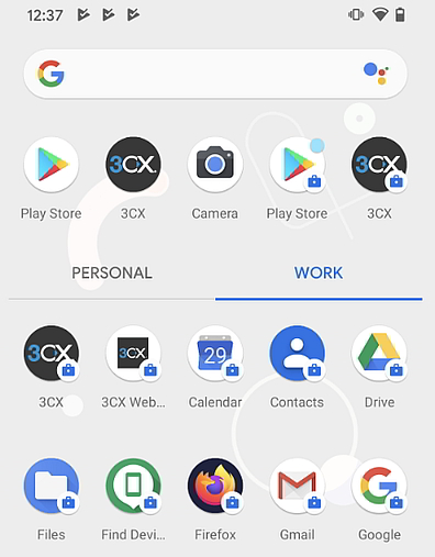 3CX Android App per G Suite auto-installieren