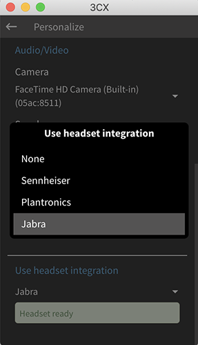 Jabra Headset Integration mit 3CX Browser-Erweiterung