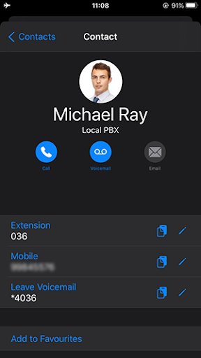 Klicken Sie auf Ihren Avatar, um in der iOS-Beta einen Anruf zu tätigen