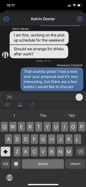iOS Chat