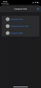 Nutzen Sie Messaging nun auch über Ihre iOS App