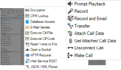 Effiziente Blöcke für Ihren Call Flow Designer