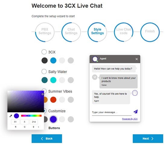 Personalisieren Sie Ihren Website-Livechat