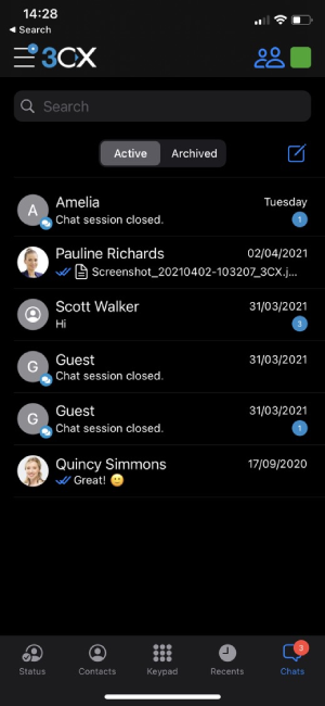 neue iOS Beta mit optimierter Messaging-Funktionalität