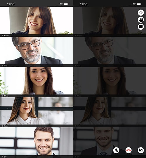 3CX Videokonferenzen per iPhone