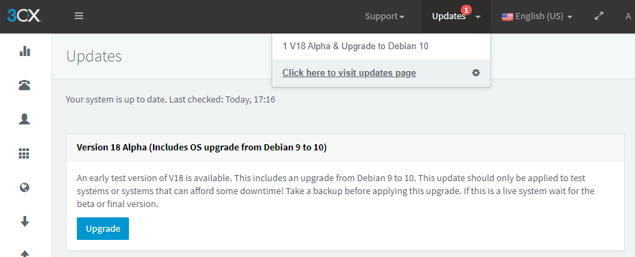 So aktualisieren Sie von v16 auf v18 Alpha 4