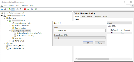 Active Directory 3CX via AD Group Policy Object einrichten