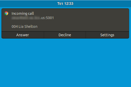 PWA - Incoming Call Notification on Linux PWA - Anruf-Benachrichtigung Linux