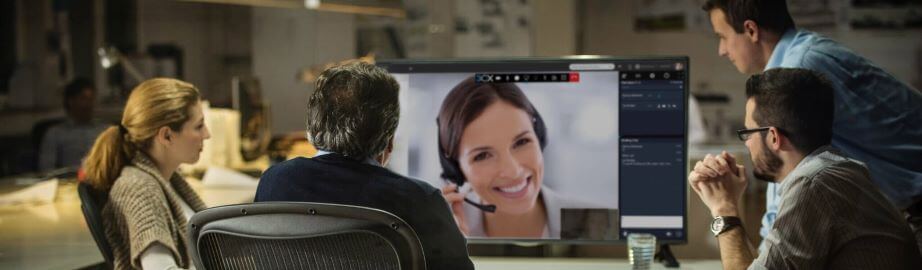 WebRTC-basierte Telefonkonferenz mit Videokonferenzen