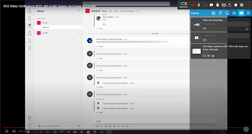 videokonferenz-playback Spielen Sie YouTube-Inhalte für Ihre Konferenz-Teilnehmer ab