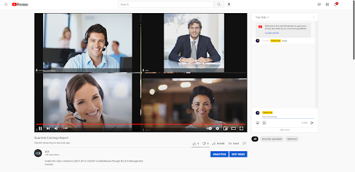 Live-Videokonferenz Streamen Sie Ihre Online-Meetings und Präsentationen live cia YouTube