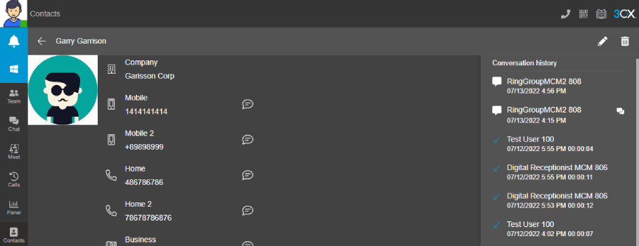 Kontaktübersicht Erwarten Sie spannende Updates für unseren Webclient