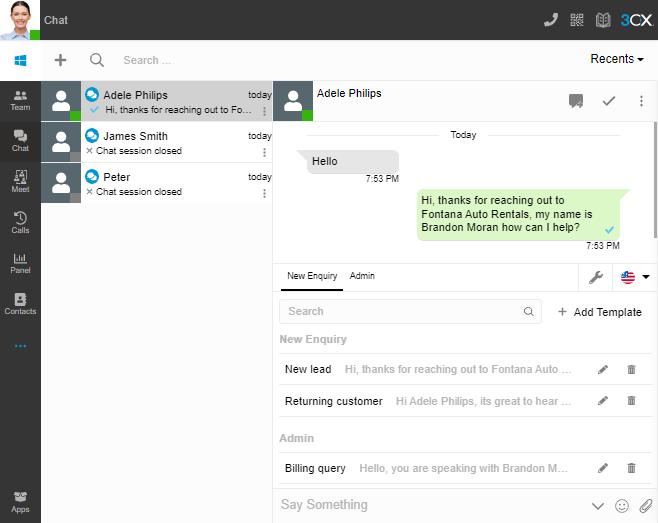Schnellantworten V18 Update 5 Alpha bringt neue Vorlagen für Chat-Schnellantworten