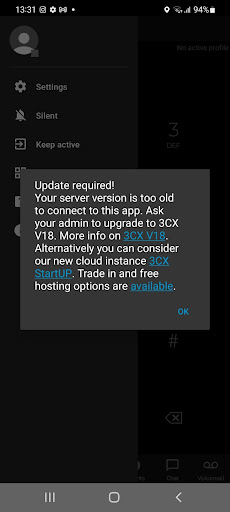 Android – Update Di e neue Android App wird keine Verbindung mehr zu V16-Instanzen herstellen - Upgraden Sie jetzt!