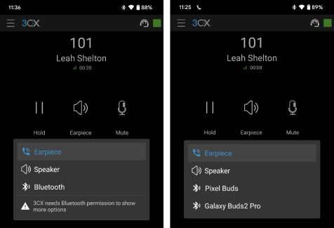 bluetooth-geräte Wechseln Sie im GesprächBluetooth-Geräten zwischen