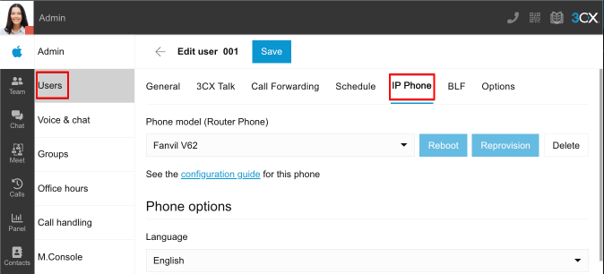IP-Telefon-Verwaltung Simple Verwaltung von IP-Telefonen via Webclient