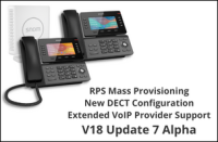 Unsere Alpha-Version von Update 7 bringt eine neue DECT-Konfiguration und ermöglicht Bulk-Provisionierung von IP-Telefonen