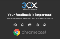 Videokonferenz Chromecast