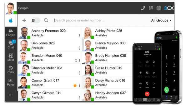 3CX Kommunikationsplattform 3CX Kommunikationsplattform