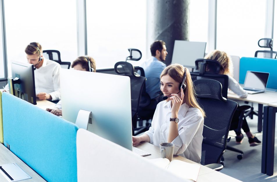 Moderne Call Center Software im Einsatz