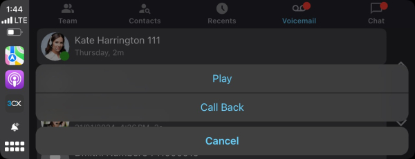 Hören Sie Ihre Voicemail ab