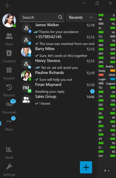 Native Chat Funktion
