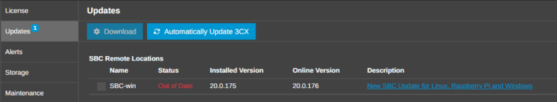 3CX SBC Debian 13