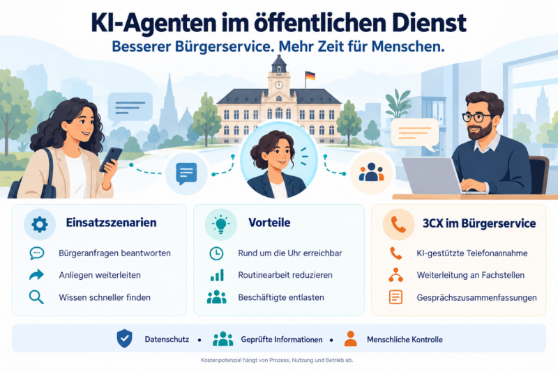 Welche Vorteile bieten KI-Agenten für Behörden